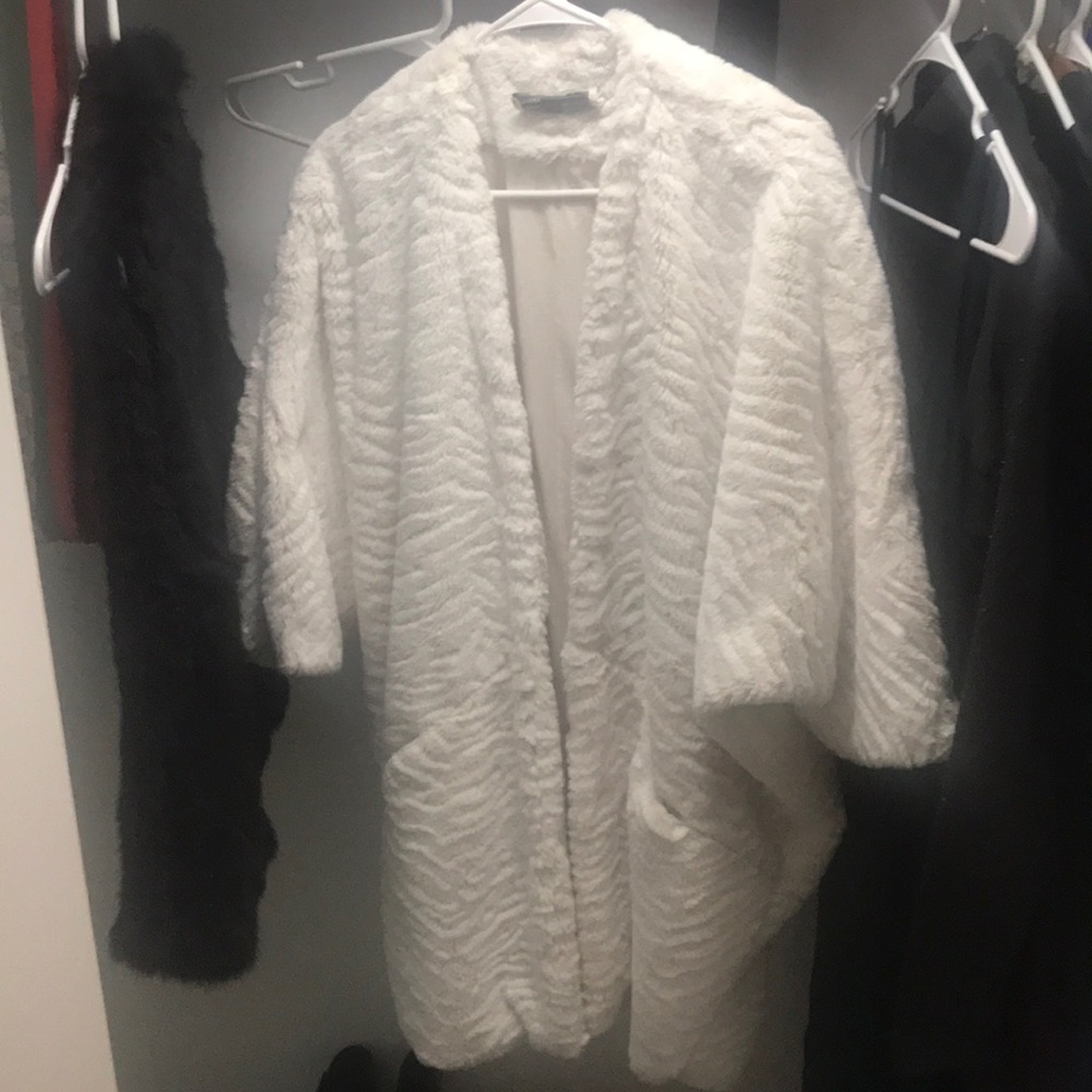 Faux Fur Shrug